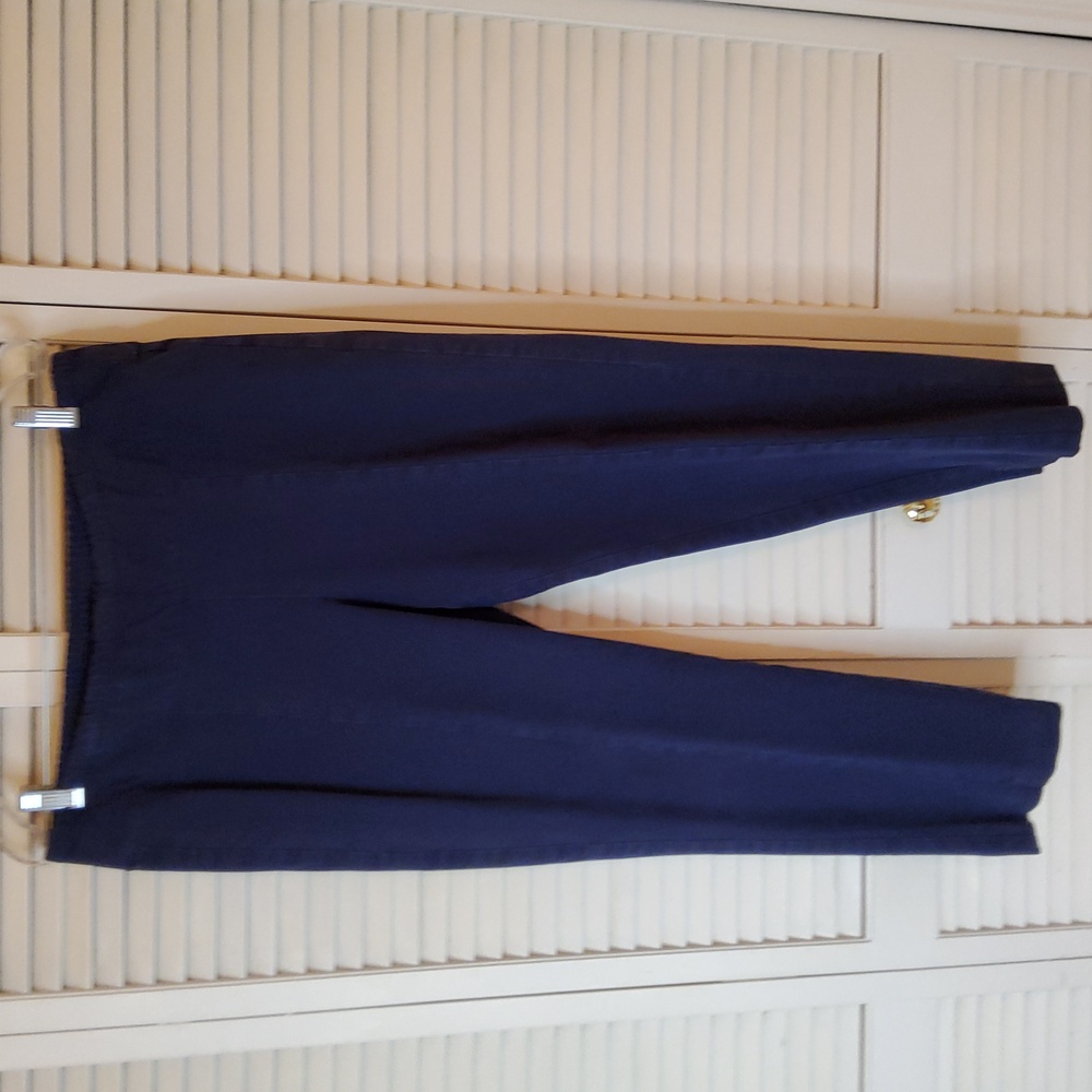 Isaac Mizrahi Live! Regular 24/7 Stretch Wide Waistband Ankle Pants